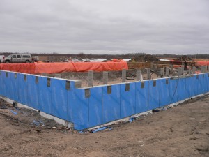 EBCH Xmas 2011 - 1 Foundation Walls Late Dec/11