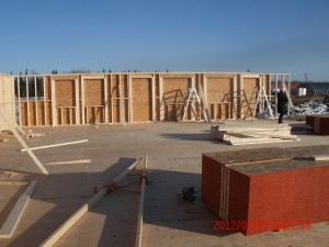 East Wall going up